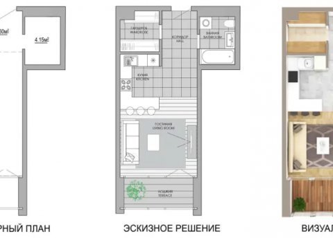 1-комнатная квартира по адресу Макаенка ул., д. 12 к. е - фото 7