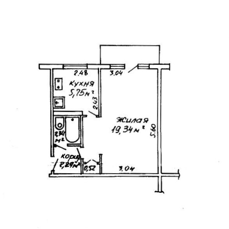Фотография 1-комнатная квартира по адресу Васнецова ул., д. 13 к. А - фото 18