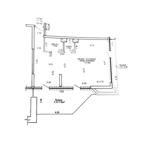 Фотография 3-комнатная квартира по адресу Жореса Алфёрова ул., д. 1 - фото 18