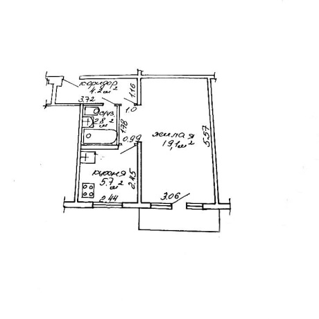 Фотография 1-комнатная квартира по адресу Логойский тракт, д. 30 к. 3 - фото 11