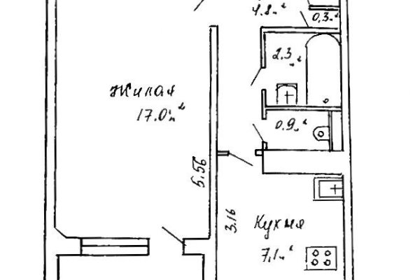 1-комнатная квартира по адресу Селицкого ул., д. 101 - фото 12