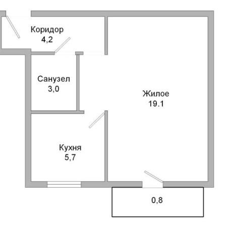 Фотография 1-комнатная квартира по адресу Ванеева ул., д. 14 - фото 2