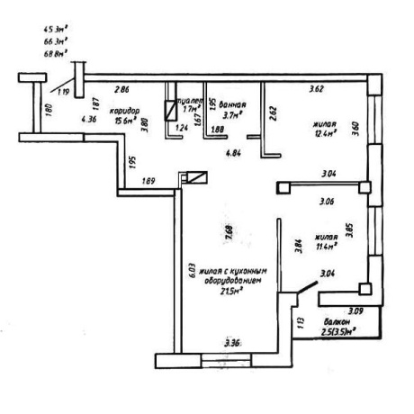 Фотография 3-комнатная квартира по адресу Щорса ул., д. 4 к. Б - фото 3