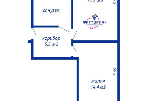 2-комнатная квартира по адресу Рокоссовского просп., д. 143 - фото 2