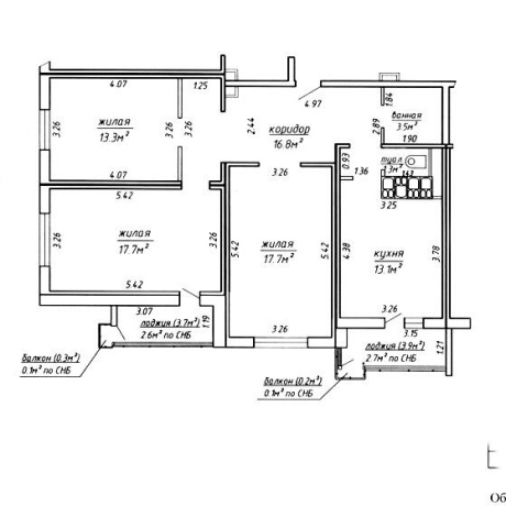 Фотография 3-комнатная квартира по адресу Есенина ул., д. 19 к. а - фото 20