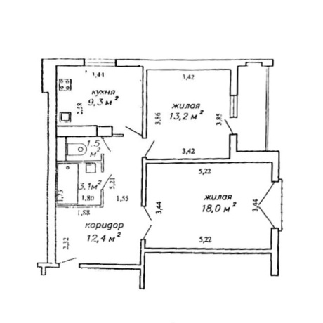 Фотография 2-комнатная квартира по адресу Бельского ул., д. 24 - фото 20