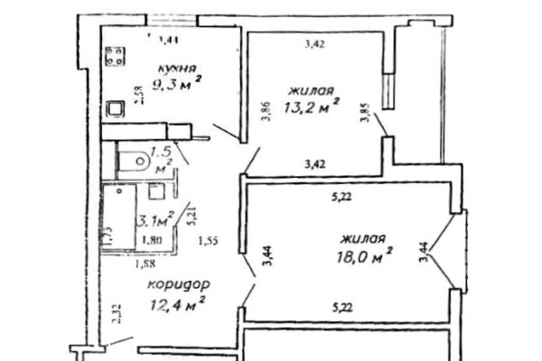 2-комнатная квартира по адресу Бельского ул., д. 24 - фото 20