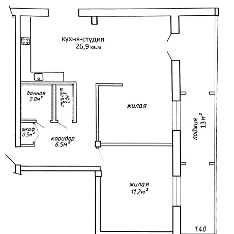 Фотография 2-комнатная квартира по адресу Куйбышева ул., д. 48 - фото 3