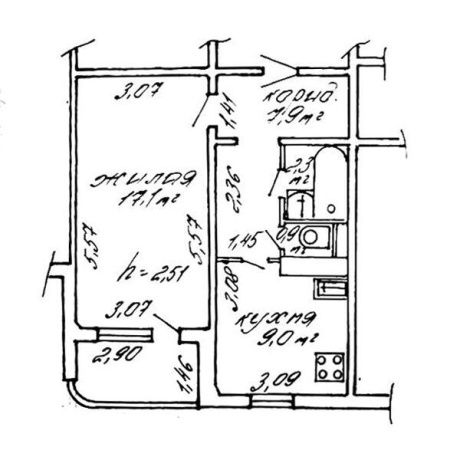 Фотография 1-комнатная квартира по адресу Слободская ул., д. 155 - фото 10