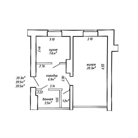 Фотография 1-комнатная квартира по адресу Стахановская ул., д. 9 - фото 15