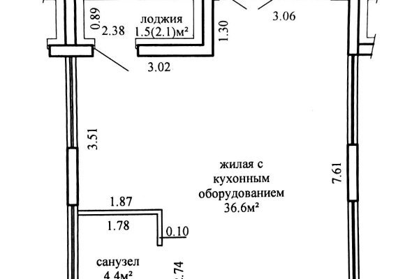 2-комнатная квартира по адресу Савицкого ул., д. 2 - фото 2