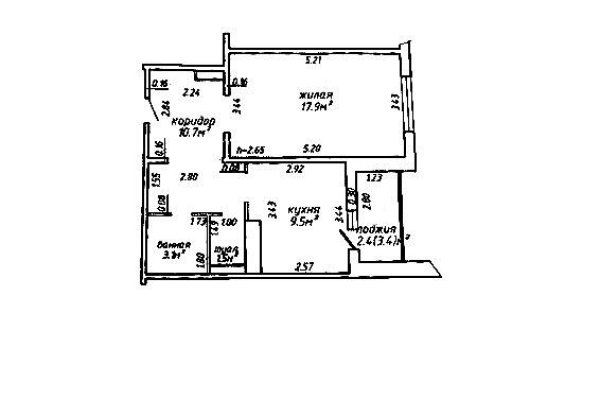 1-комнатная квартира по адресу Голодеда ул., д. 5 к. б - фото 16