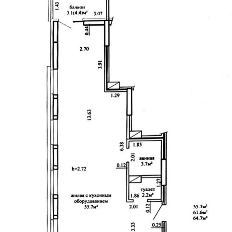 Фотография 3-комнатная квартира по адресу Савицкого ул., д. 23 - фото 19