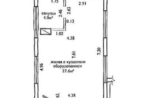 1-комнатная квартира по адресу Игоря Лученка ул., д. 25 - фото 2