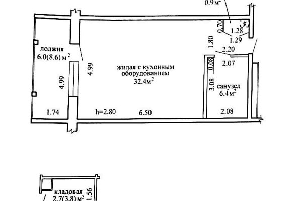 1-комнатная квартира по адресу широкая, д. 4 - фото 2