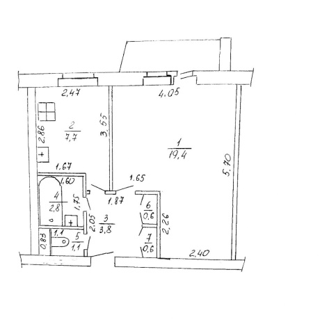 Фотография 1-комнатная квартира по адресу Линейная ул., д. 8 к. а - фото 8