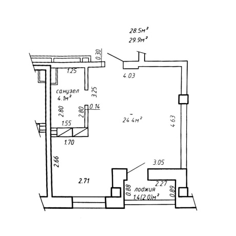 Фотография 1-комнатная квартира по адресу Грушевская ул., д. 86 - фото 9
