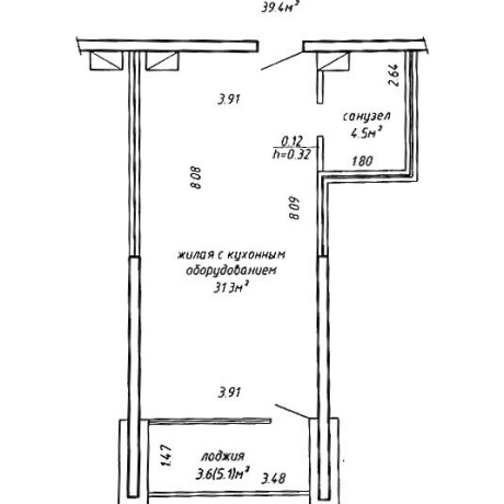 Фотография 2-комнатная квартира по адресу Макаенка ул., д. 12 к. Е - фото 19