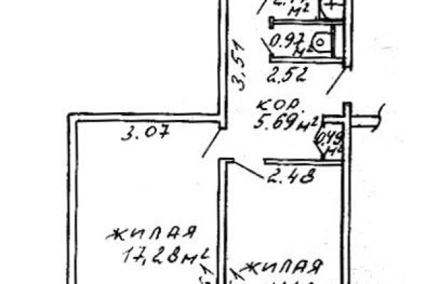 2-комнатная квартира по адресу Седых ул., д. 44 - фото 10