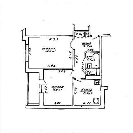 Фотография 2-комнатная квартира по адресу Притыцкого ул., д. 122 - фото 18