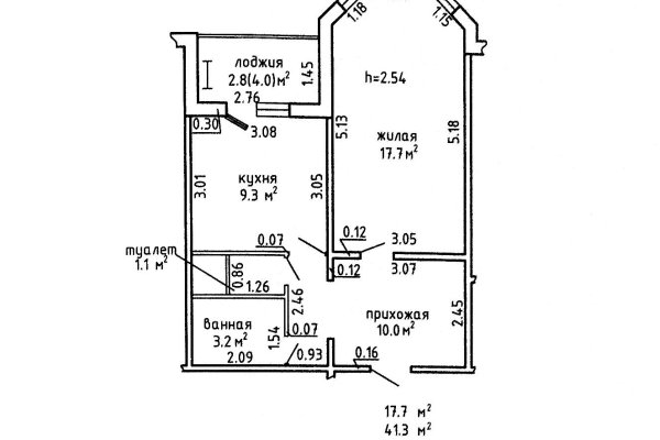 1-комнатная квартира по адресу Военный Городок ул., д. 233 - фото 10