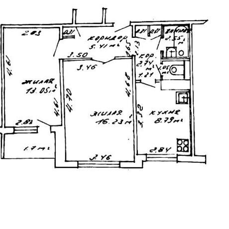 Фотография 2-комнатная квартира по адресу Воронянского ул., д. 15 к. 1 - фото 16