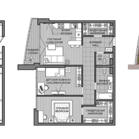 Фотография 3-комнатная квартира по адресу Мира просп., д. 16 - фото 3