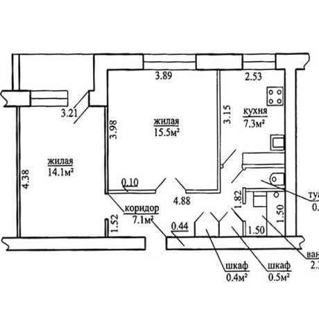 Фотография 2-комнатная квартира по адресу Металлургическая ул., д. 6 - фото 14
