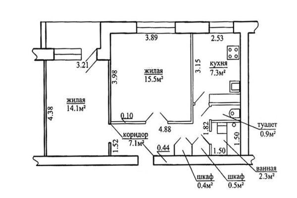 2-комнатная квартира по адресу Металлургическая ул., д. 6 - фото 14