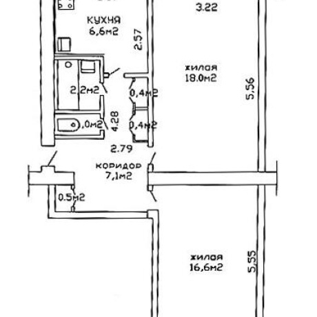 Фотография 2-комнатная квартира по адресу Ташкентская ул., д. 18 к. 2 - фото 13