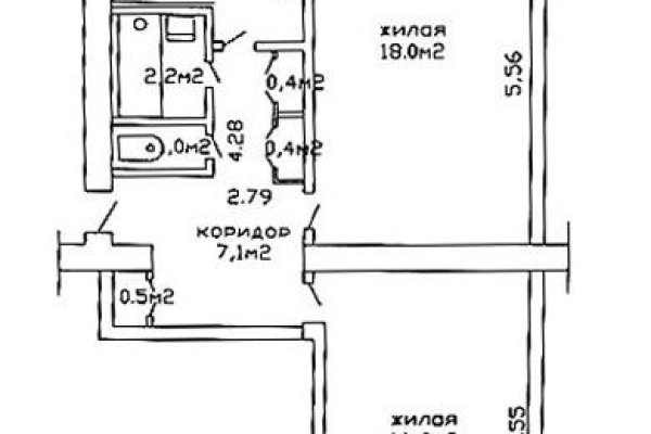 2-комнатная квартира по адресу Ташкентская ул., д. 18 к. 2 - фото 13