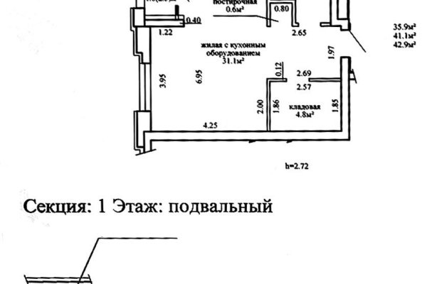 2-комнатная квартира по адресу Виталия Цвирко ул., д. 75 - фото 8