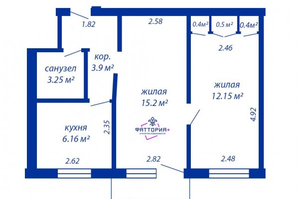 2-комнатная квартира по адресу Куприянова ул., д. 9 - фото 16