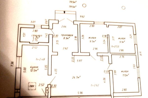 4-комнатная квартира по адресу Осенний 1-й пер., д. 8 - фото 17