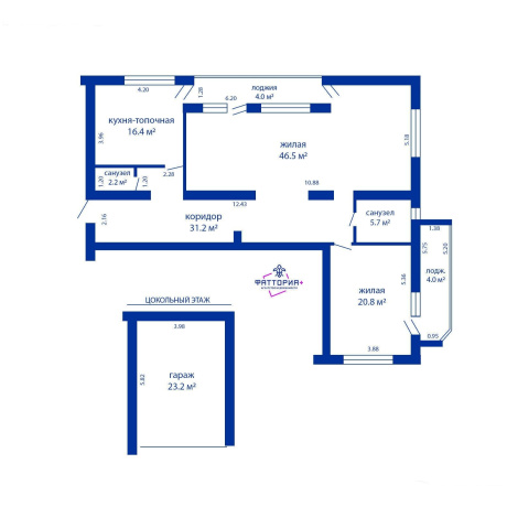 Фотография 3-комнатная квартира по адресу Кольцова 4-й пер., д. 10 - фото 13