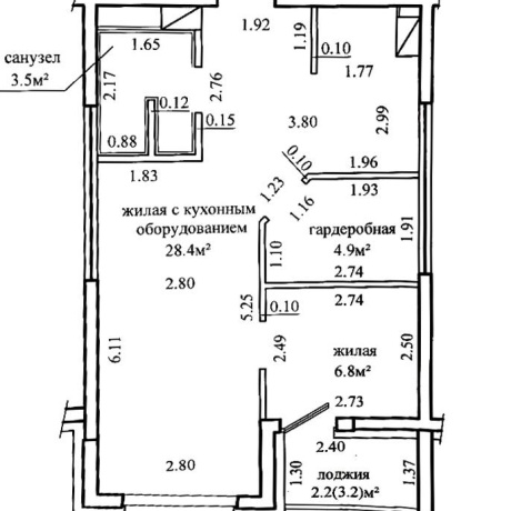 Фотография 2-комнатная квартира по адресу Игоря Лученка ул., д. 24 - фото 1