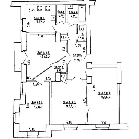 Фотография 4-комнатная квартира по адресу Кирова ул., д. 2 - фото 1