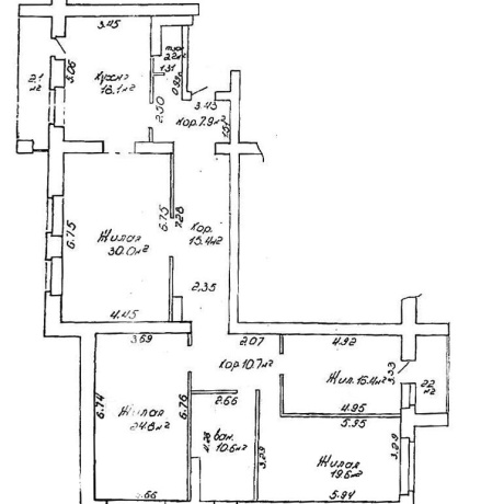 Фотография 4-комнатная квартира по адресу Калининградский пер., д. 8 - фото 11