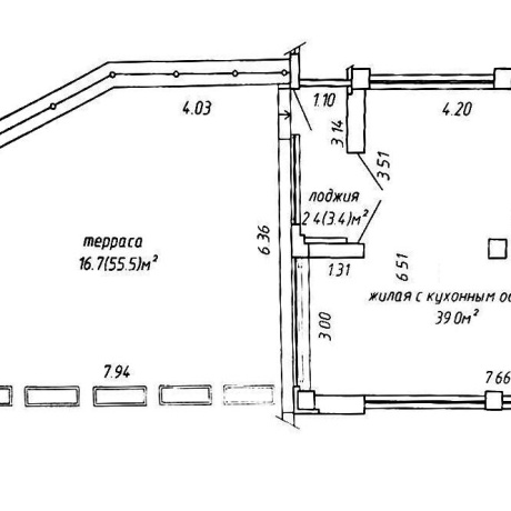 Фотография 2-комнатная квартира по адресу Мстиславца ул., д. 12 - фото 18
