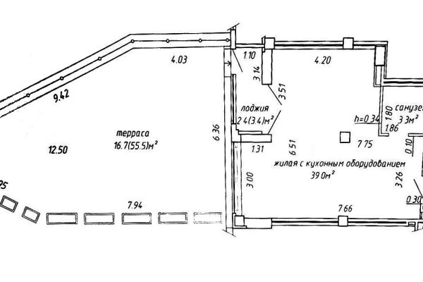 2-комнатная квартира по адресу Мстиславца ул., д. 12 - фото 18