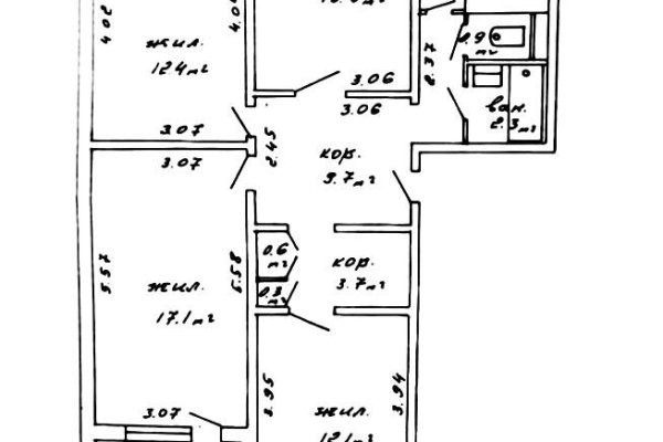 4-комнатная квартира по адресу Панченко ул., д. 18 - фото 10
