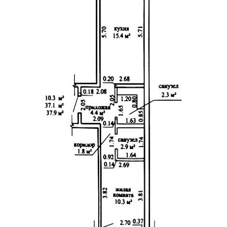 Фотография 1-комнатная квартира по адресу Лавандовая ул., д. 12 - фото 2