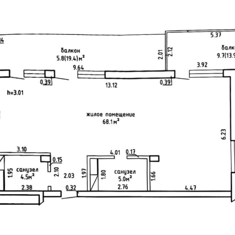 Фотография 2-комнатная квартира по адресу Солнечный Пляж ул., д. 11 - фото 19