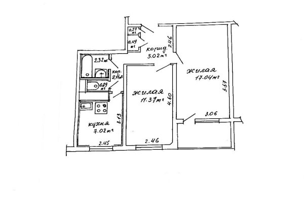 2-комнатная квартира по адресу Плеханова ул., д. 71 - фото 17