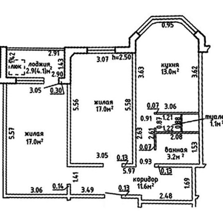 Фотография 2-комнатная квартира по адресу Березовая роща ул., д. 99 к. 3 - фото 2