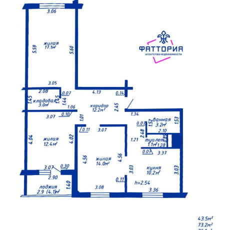 Фотография 3-комнатная квартира по адресу Березовая роща ул., д. 99 к. 3 - фото 2