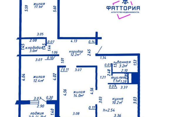 3-комнатная квартира по адресу Березовая роща ул., д. 99 к. 3 - фото 2