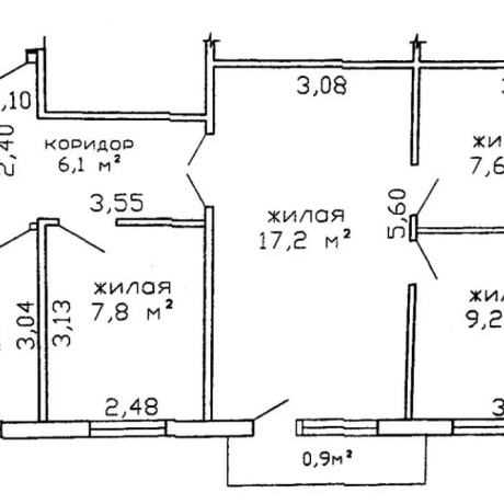 Фотография 4-комнатная квартира по адресу Ландера ул., д. 72 к. 1 - фото 13