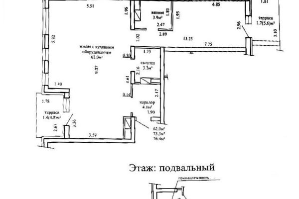 3-комнатная квартира по адресу Виталия Цвирко ул., д. 78 - фото 2