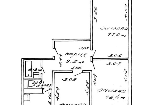 3-комнатная квартира по адресу Шугаева ул., д. 3 к. 4 - фото 18